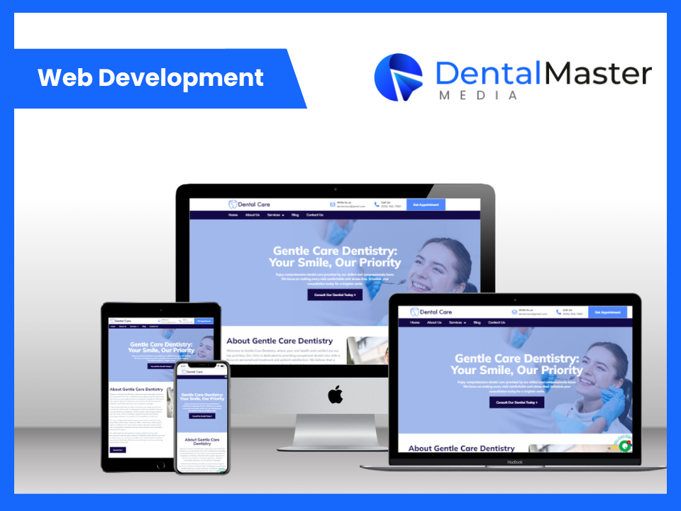 Gentle Care Dentistry Web Design Portfolio