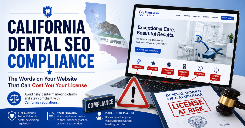 California dental SEO compliance guide