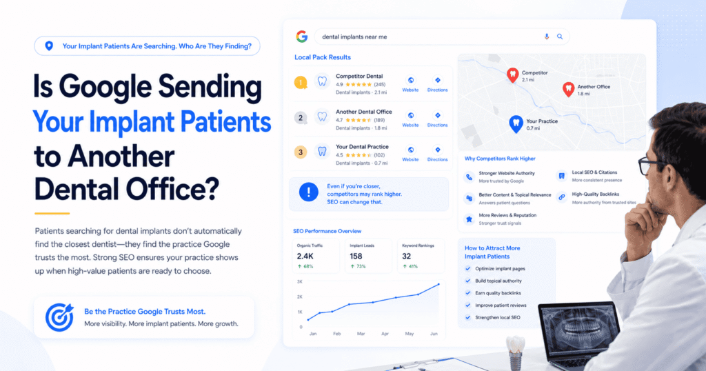 Is Google Sending Your Implant Patients to Another Dental Office