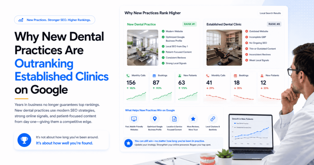 Why New Dental Practices Are Outranking Established Clinics on Google